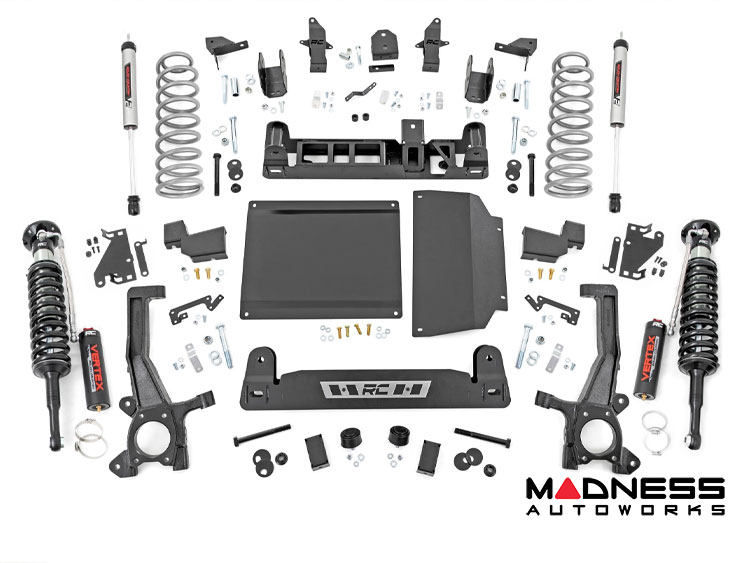 Toyota Tundra Suspension Lift Kit - 6" Lift - Lifted Struts - Vertex Coilovers Front and V2 Shocks Rear